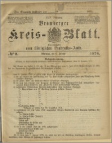 Bromberger Kreis-Blatt, 1875, nr 2