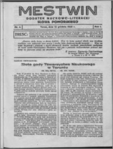 Mestwin, R. 1 nr 4, (1925)