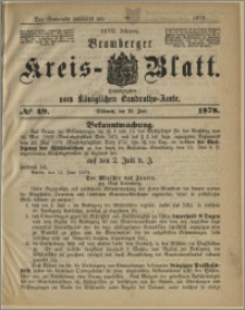 Bromberger Kreis-Blatt, 1878, nr 49