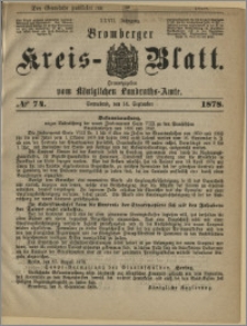 Bromberger Kreis-Blatt, 1878, nr 74