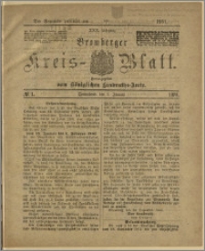 Bromberger Kreis-Blatt, 1881, nr 1