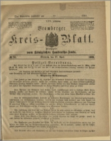 Bromberger Kreis-Blatt, 1881, nr 34