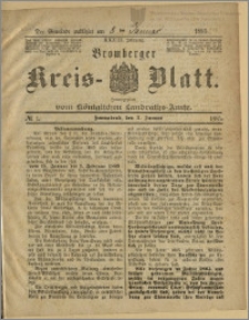 Bromberger Kreis-Blatt, 1885, nr 1