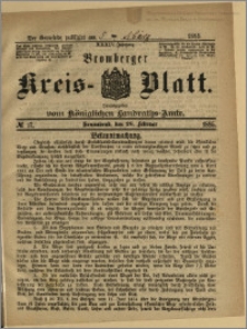 Bromberger Kreis-Blatt, 1885, nr 17