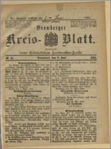 Bromberger Kreis-Blatt, 1885, nr 45