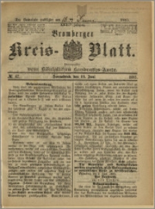 Bromberger Kreis-Blatt, 1885, nr 47