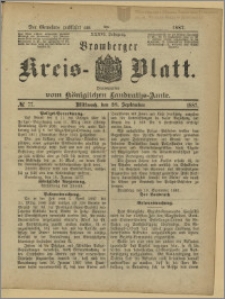 Bromberger Kreis-Blatt, 1887, nr 77