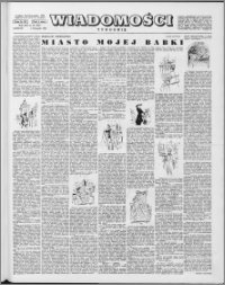 Wiadomości, R. 13 nr 44 (657), 1958