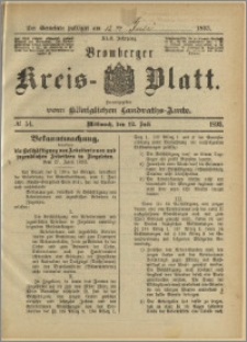 Bromberger Kreis-Blatt, 1893, nr 54