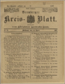 Bromberger Kreis-Blatt, 1897, nr 29