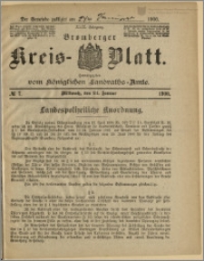 Bromberger Kreis-Blatt, 1900, nr 7