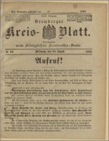 Bromberger Kreis-Blatt, 1900, nr 69