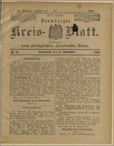 Bromberger Kreis-Blatt, 1900, nr 74