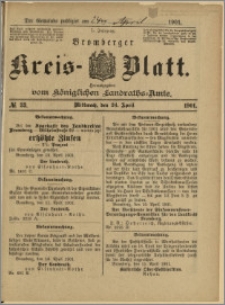 Bromberger Kreis-Blatt, 1901, nr 33