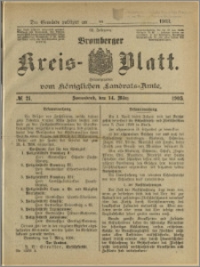 Bromberger Kreis-Blatt, 1903, nr 21