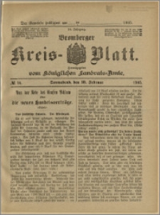 Bromberger Kreis-Blatt, 1905, nr 14
