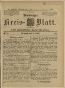 Bromberger Kreis-Blatt, 1905, nr 29