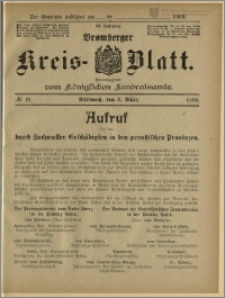 Bromberger Kreis-Blatt, 1909, nr 18