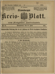Bromberger Kreis-Blatt, 1911, nr 48