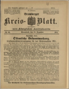 Bromberger Kreis-Blatt, 1914, nr 99