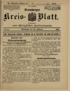 Bromberger Kreis-Blatt, 1915, nr 16