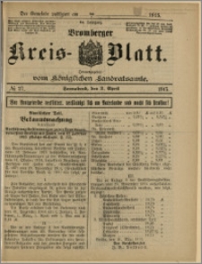 Bromberger Kreis-Blatt, 1915, nr 27