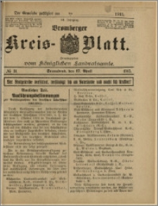 Bromberger Kreis-Blatt, 1915, nr 31
