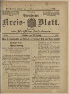Bromberger Kreis-Blatt, 1916, nr 65