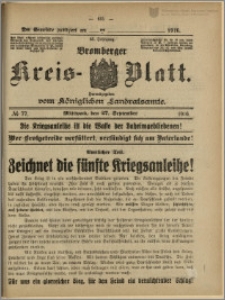 Bromberger Kreis-Blatt, 1916, nr 77