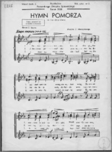 Hymn Pomorza : na trzy głosy równe