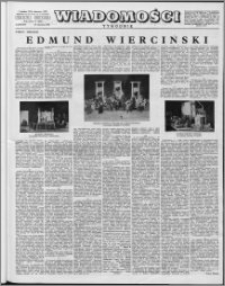 Wiadomości, R. 12 nr 4 (565), 1957