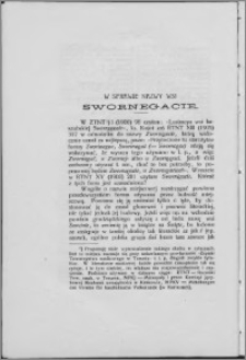W sprawie nazwy wsi Swornegacie