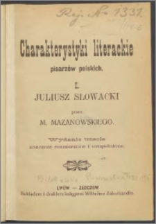 Juliusz Słowacki