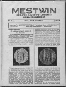 Mestwin, R. 5/6 nr 14, (1930)