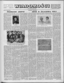 Wiadomości, R. 9 nr 8 (412), 1954
