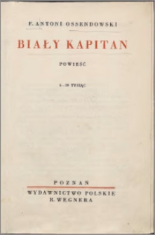 Biały kapitan : powieść
