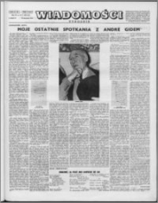 Wiadomości, R. 9 nr 16/17 (420/421), 1954
