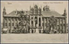Toruń - Ratusz Staromiejski - Thorn - Rathaus mit Kaisr Wilhelm-Denkmal