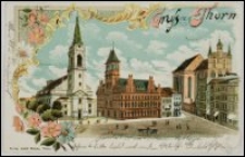 Toruń - Rynek Staromiejski - Gruss aus Thorn