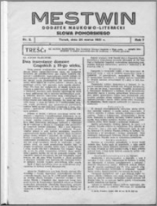 Mestwin, R. 7 nr 2, (1931)