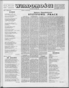 Wiadomości, R. 9 nr 41 (445), 1954