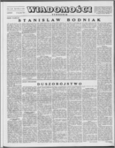 Wiadomości, R. 8 nr 4 (356), 1953