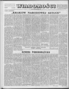 Wiadomości, R. 8 nr 20 (372), 1953