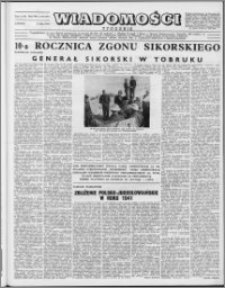 Wiadomości, R. 8 nr 29 (381), 1953