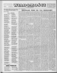 Wiadomości, R. 8 nr 33 (385), 1953
