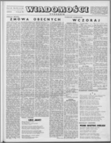 Wiadomości, R. 8 nr 34 (386), 1953