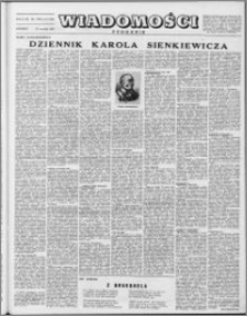 Wiadomości, R. 8 nr 37 (389), 1953
