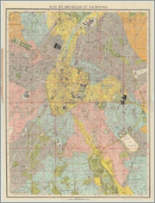Plan de Bruxelles et faubourgs