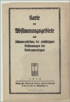 Abstimmungs-Gebiete : 1:1 000 000