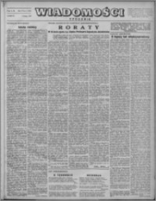 Wiadomości, R. 7 nr 5 (305), 1952